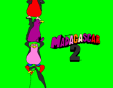Coloring page Madagascar 2 Penguins painted byjohanna