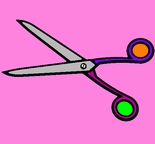 Coloring page Scissors painted bySnoopy