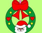 Coloring page Christmas decoration painted byANDREA