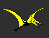 Coloring page Pterodactyl painted byclayton