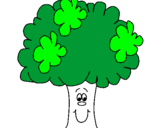 Coloring page Broccoli painted bypatricia