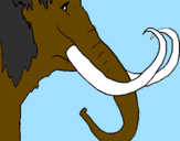 Coloring page Mammoth painted byBailey
