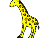 Coloring page Giraffe painted bybrandon cress