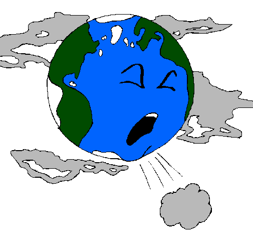 Coloring page Sick Earth painted byTIERRA ENFERMA