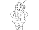 Coloring page Gnome painted bydiego m