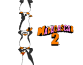 Coloring page Madagascar 2 Penguins painted byDaniel