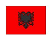 Coloring page Albania painted byknights