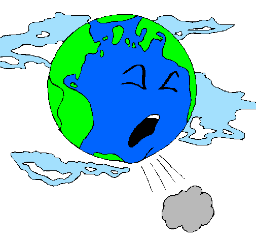 Coloring page Sick Earth painted byharitha