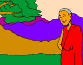 Coloring page Nepal painted bykit