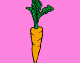 Coloring page carrot painted bylana