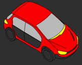 Coloring page Car seen from above painted byTaylah