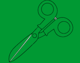 Coloring page Scissors painted bydanapaoia