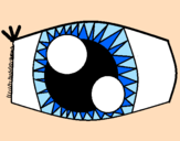 Coloring page Eye painted byMELODI