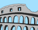 Coloring page Colosseum painted byJonas