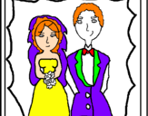 Coloring page Wedding photography painted bykayleigh
