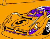 Coloring page Car number 5 painted by5lhbgkkj5klkkkgiiup[[5555
