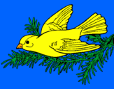 Coloring page Swallow painted bysumer