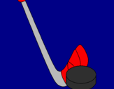 Coloring page Stick and puck painted byZAC AND JONATHAN