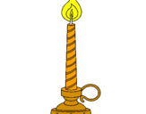 Coloring page Candle IV painted byclaudia188
