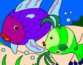 Coloring page Fish painted bylogan