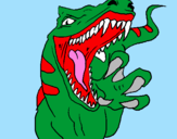Coloring page Velociraptor II painted byivo