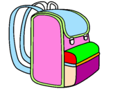 Coloring page Backpack painted bylu