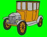 Coloring page Antique car painted byALVARO