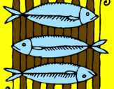 Coloring page Fish painted byTeo
