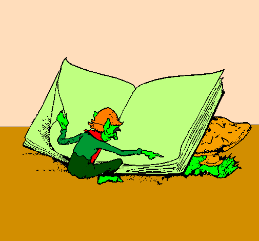 Gnome reading