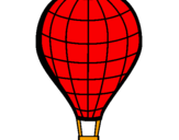 Coloring page Hot-air balloon painted byjose jesus
