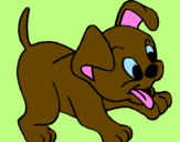 Coloring page Puppy painted byAlexandra J