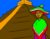 Coloring page Mexico painted bybetsy