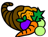 Coloring page Cornucopia painted bylexi