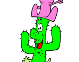 Coloring page Cactus with hat painted byGHEKE,S T   OOTOOTLLKKKRJ