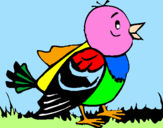 Coloring page Little bird painted byALEJANDRA
