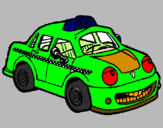 Coloring page Taxi Herbie painted byNAHUEL