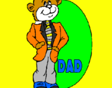 Coloring page Father bear painted bydropisemagee