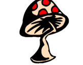 Coloring page Mushroom painted bywill
