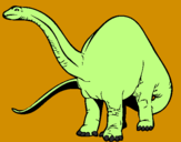 Coloring page Brachiosaurus II painted byDinosaur king