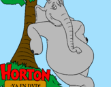 Coloring page Horton painted bymichele