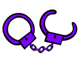 Coloring page Handcuffs painted bydiego