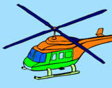 Coloring page Helicopter  painted byLUCA