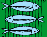 Coloring page Fish painted bySònia