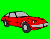 Coloring page Sports car painted byBAUTISTA