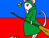 Coloring page The vain little mouse 2 painted byThe Vain little Mouse