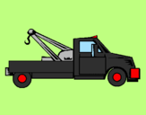 Coloring page Tow truck painted byCandie