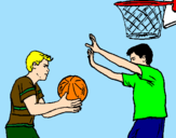 Coloring page Defending player painted byRider Master