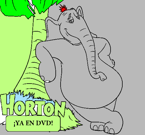 Coloring page Horton painted byIKER