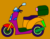 Coloring page Autocycle painted byadrian dartayet