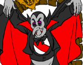 Coloring page Dracula painted bymicah 